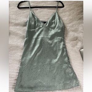 Blue Forever 21 silk dress, size Small